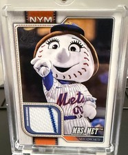 Topps 2026 Celebration Mrs. Met Mascot Worn Memorabilia  New York Mets