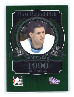 2013 In the Game Draft Prospects Emerald Variation /50 #129 Owen Nolan
