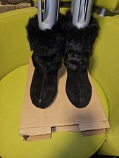 Tosca Blu Winter Clogs mit Kunst oder echt Fell Gr.39