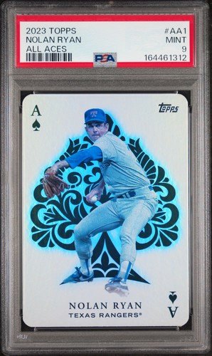 2023 TOPPS ALL ACES #AA1 NOLAN RYAN ALL ACES PSA 9