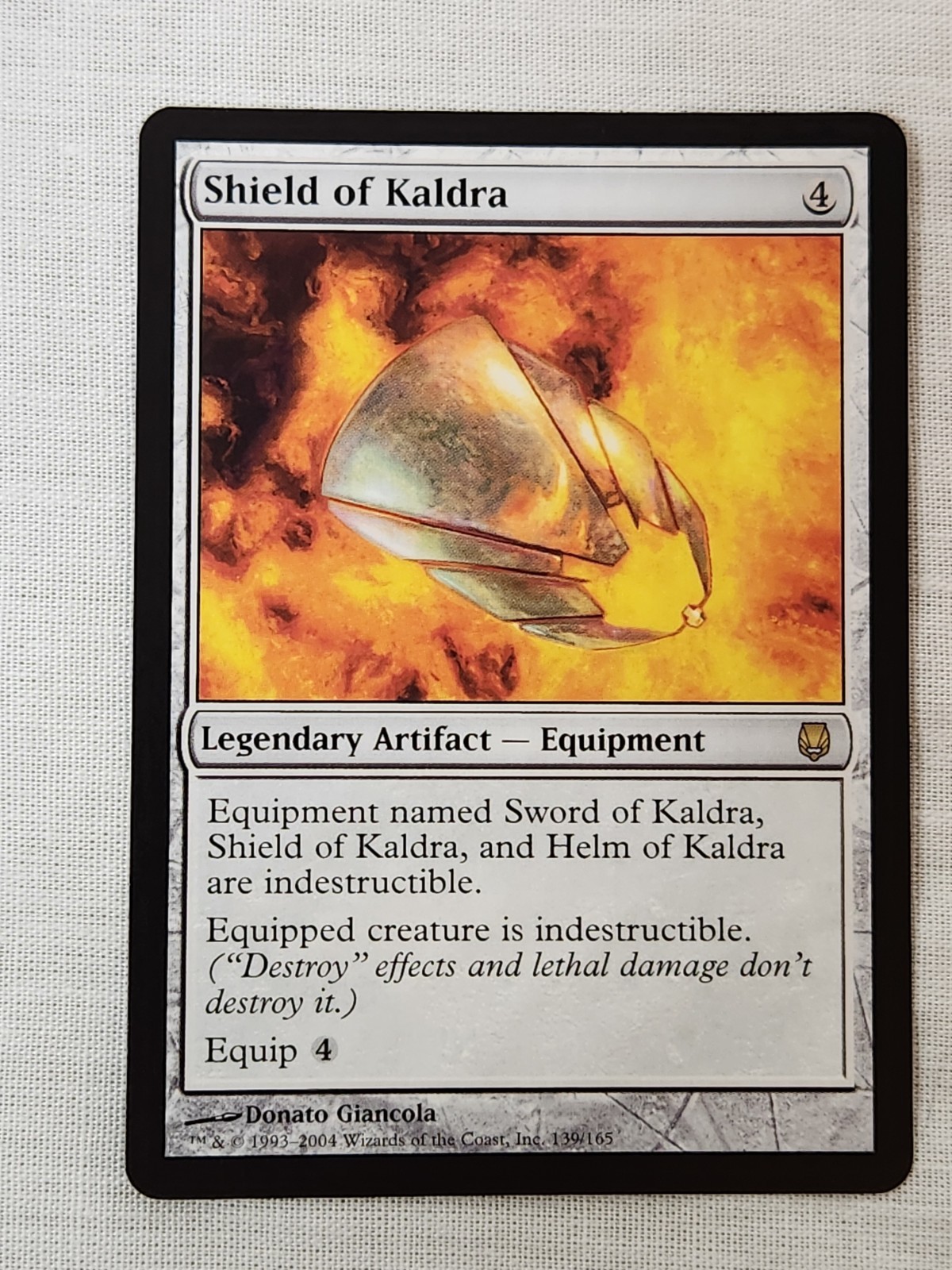 NM Shield of Kaldra Darksteel Mtg Magic the Gathering