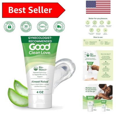 Eco-Friendly Almost Naked Lube with Natural Aloe Vera - Safe for Adult Toys