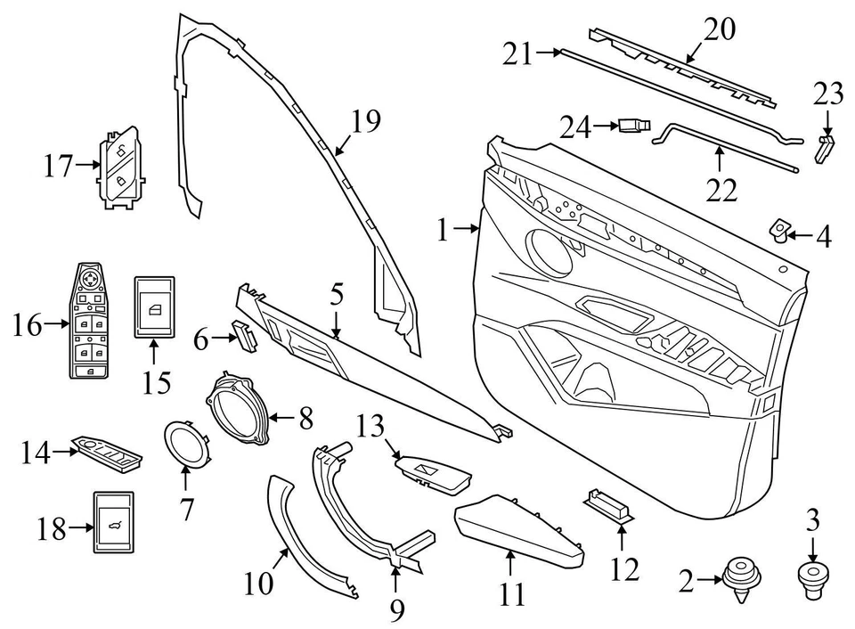 2017-2020 BMW 440I GRAN COUPE - Luz interna LED 9313574 - Imagem 3 de 4