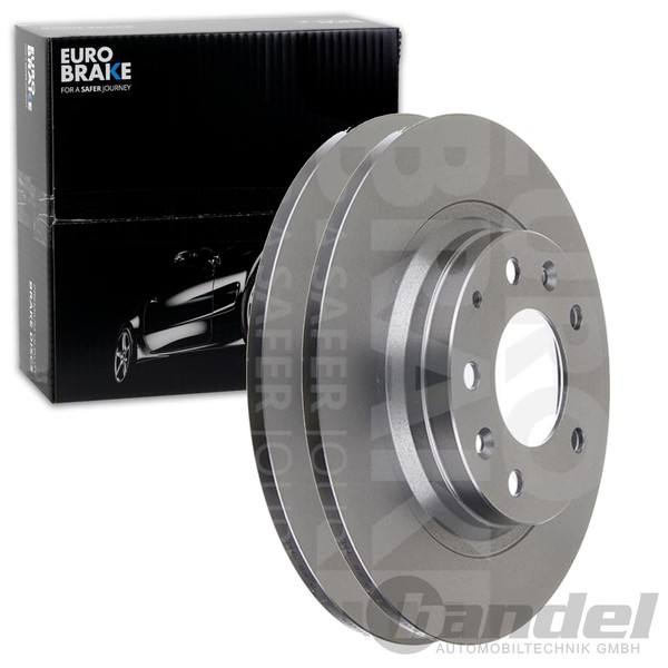 2X Eurobrake Bremsscheiben 280Mm Voll Hinten Passend FÜR Mazda 323 6 626 MX-5-image