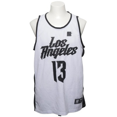 FSBN, Basketball Hemd, Größe: L, Weiß/Schwarz, Polyester, Print, Herren #0wk