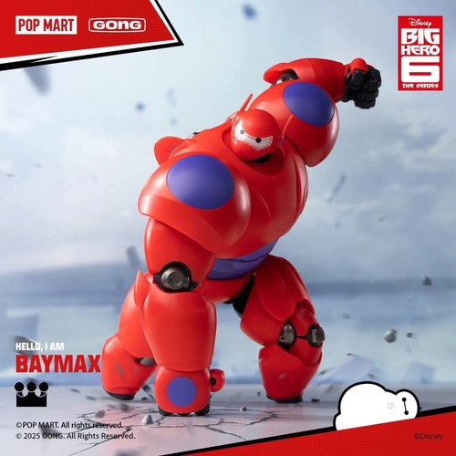 GONG HELLO I AM BAYMAX BIG HERO ASSEMBLED MODEL TREND CUTE ART TOYS DISPLAY - Picture 9 of 13