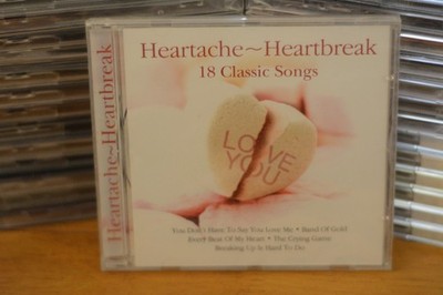 Heartache Heartbreak CD 18 Classic Songs Various Artists Love Oldies Pop Soul