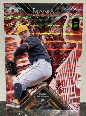 Paul Skenes 2024 Wild Card Mania Gold RED Painted Eagle RC Rookie 1/1