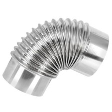 Flexible Air Hose Elbow Exhaust Pipe Tirafumo Per Tubi Canna Fumaria