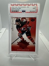 2021 UD Team Canada Sarah Fillier Rookie Card #’d 10/250 Jersey # 1/1 PSA 9 Mint