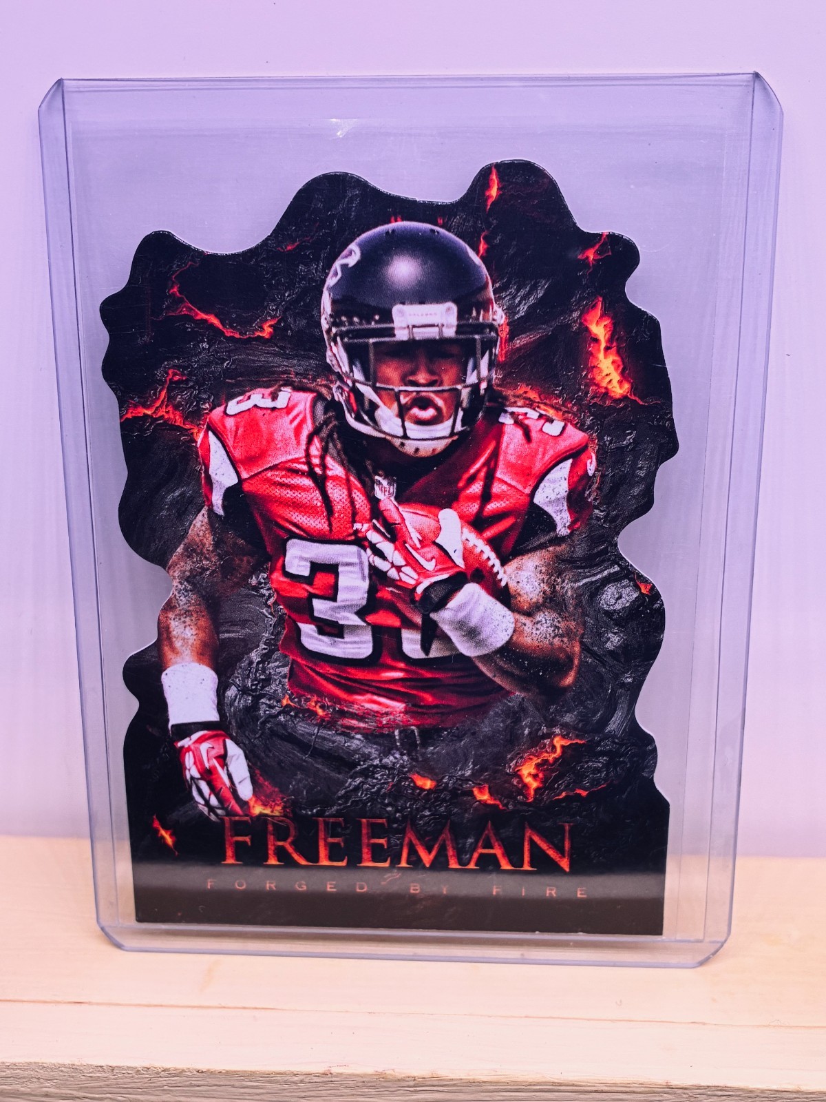 Devonta Freeman Topps Fire Forged By Fire Die-Cut #FFDF Base