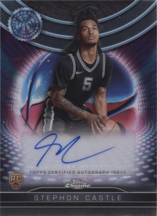 Topps Chrome 2024-25 Stephon Castle #TCRA-SC for sale | eBay