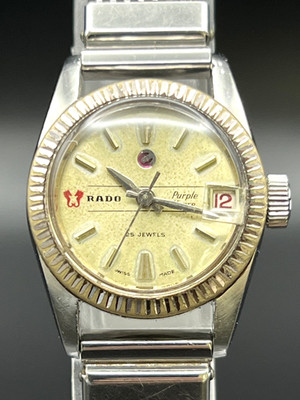 [FOR PARTS OR REPAIR] RADO Purple Horse 779 Damen Vintage Uhr Automatik