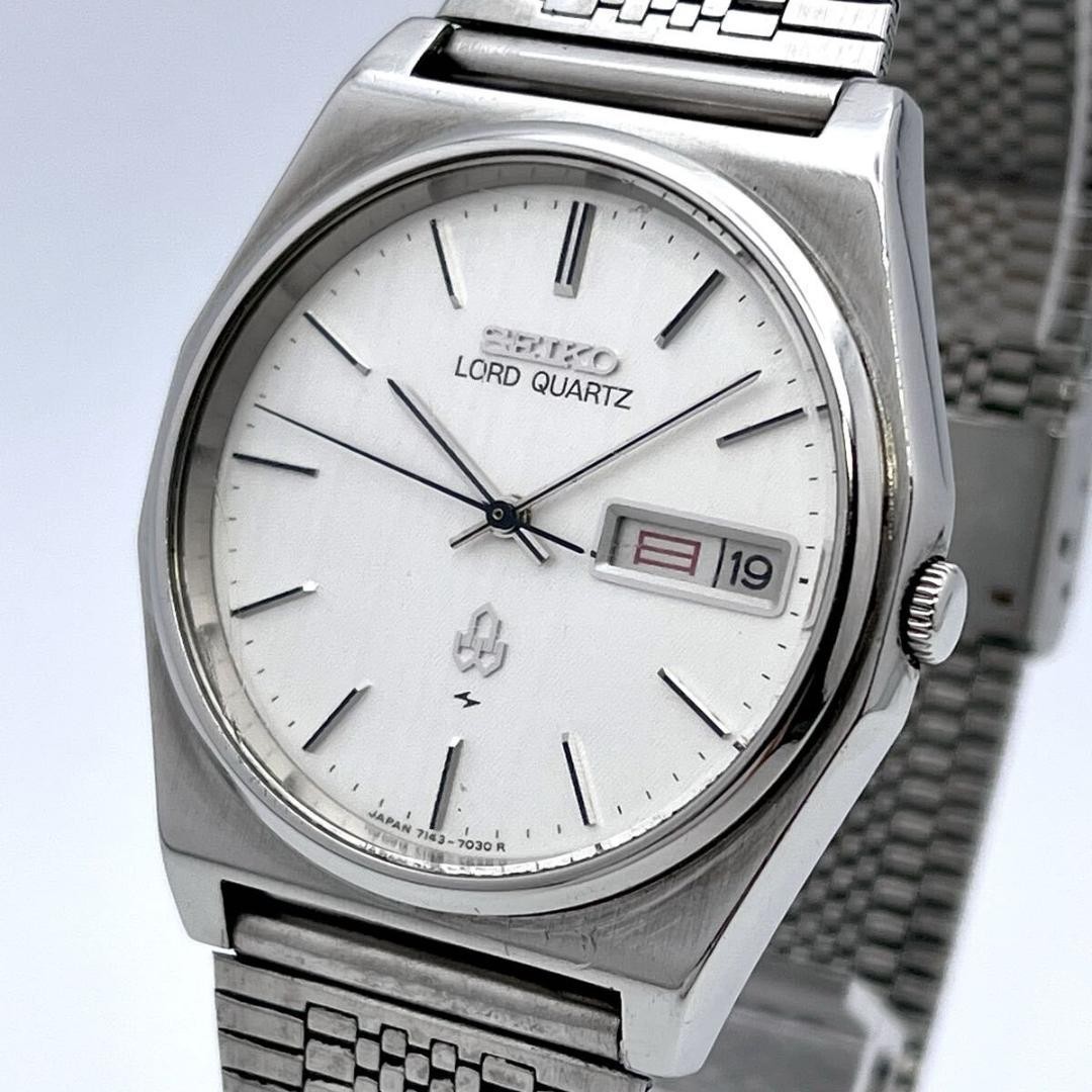 SEIKO LORD QUARTZ 7143 7020 From Japan - Gem