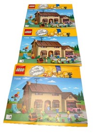Lego The Simpsons 71006 Instruction Manuals 1, 2 & 3 - No Bricks | New