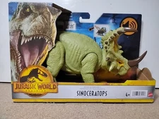Jurassic World Dominion Roar Strikers Sinoceratops Dinosaur Toy Mattel 2022 New