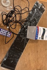 Flexible RGB LED Matrix Panel Car Window Display Scrolling Sign App Control USB