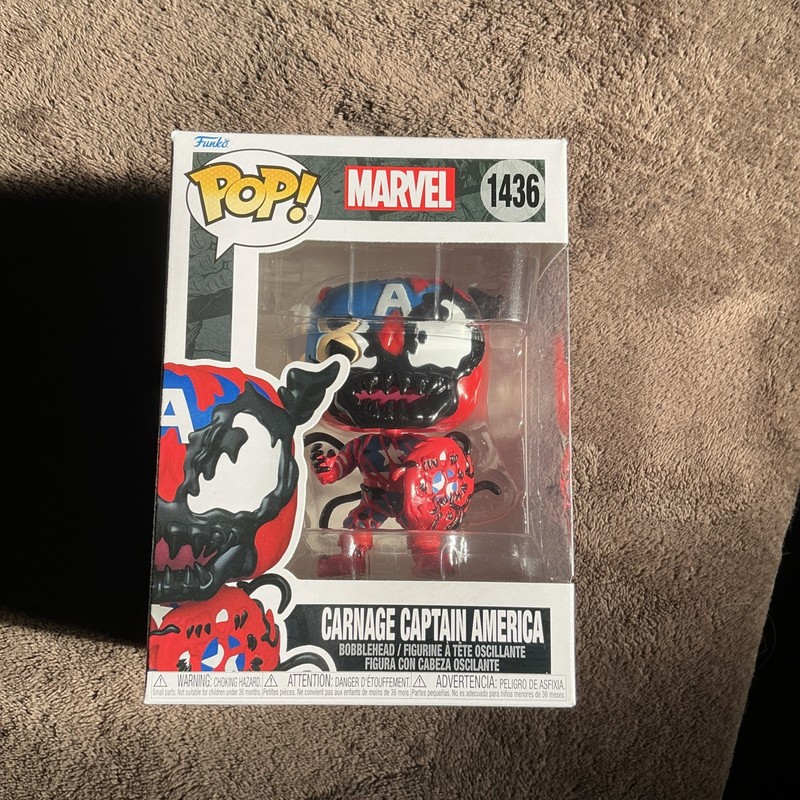 Funko Pop! Vinyl: Marvel - Carnage Captain America #1436