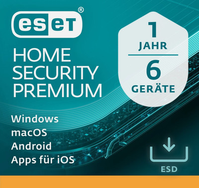 ESET HOME Security Premium 2026 | 6 Geräte 1 Jahr | ESD-Download Version