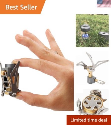 Ultralight 2600W Titanium Alloy Camping Stove - Foldable Outdoor Cookware