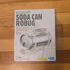 4M Green Science Soda Can Robug Kit for Kids Age Level 8-11 Years Recommended 8+