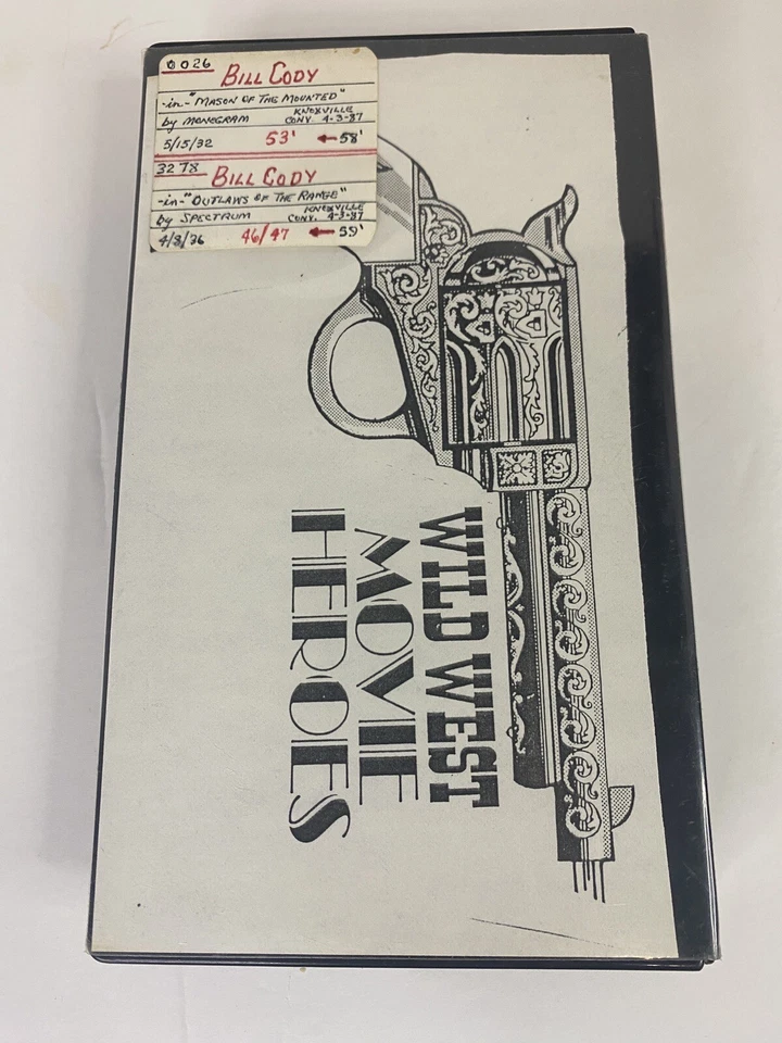 Bill Cody Double Feature VHS “Mason Of The Mounties” & “Outlaws Of The Range” - Image 3 of 4