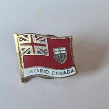 Canadian Flag Pin Ontario Province Canada Badge