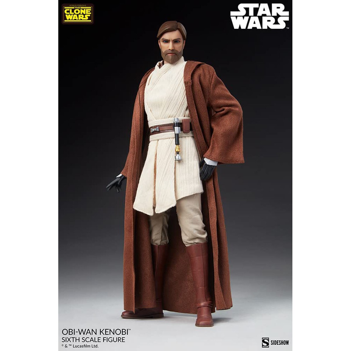 2007.SIDESHOW/STAR WARS“OBI-WAN KENOBI” Obi-Wan Kenobi (Special Edition) Sixth Scale Figure by Hot