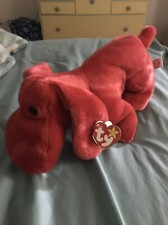 Ty Beanie Baby Rover the Red Dog Toy