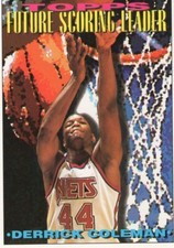 1994- Derrick Coleman - New Jersey Nets - Topps Future Scoring Leader #388