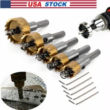 5X Hole Saw Tooth Kit 16-30mm HSS Drill Bit Set Cutter Tool For Metal Wood Alloy