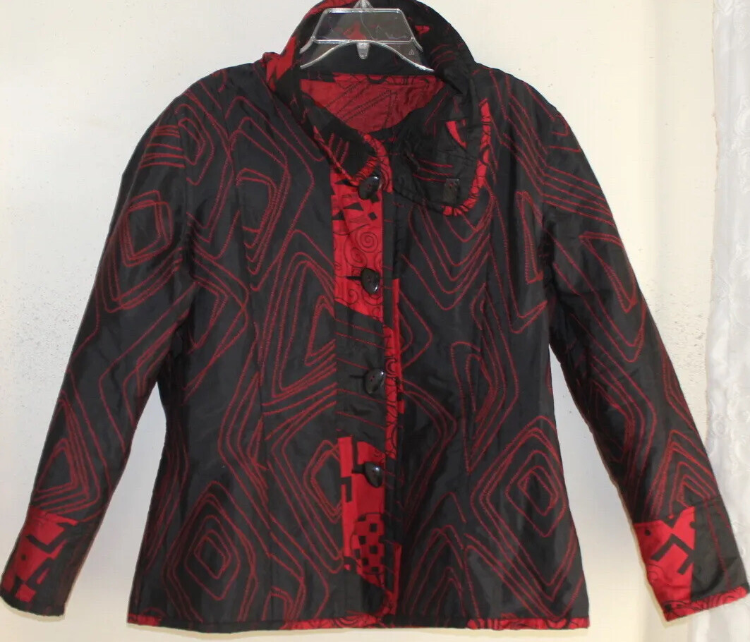 DESIGNER Sz S M Art-to-Wear Incredible Silk Patchwork Wearable Art