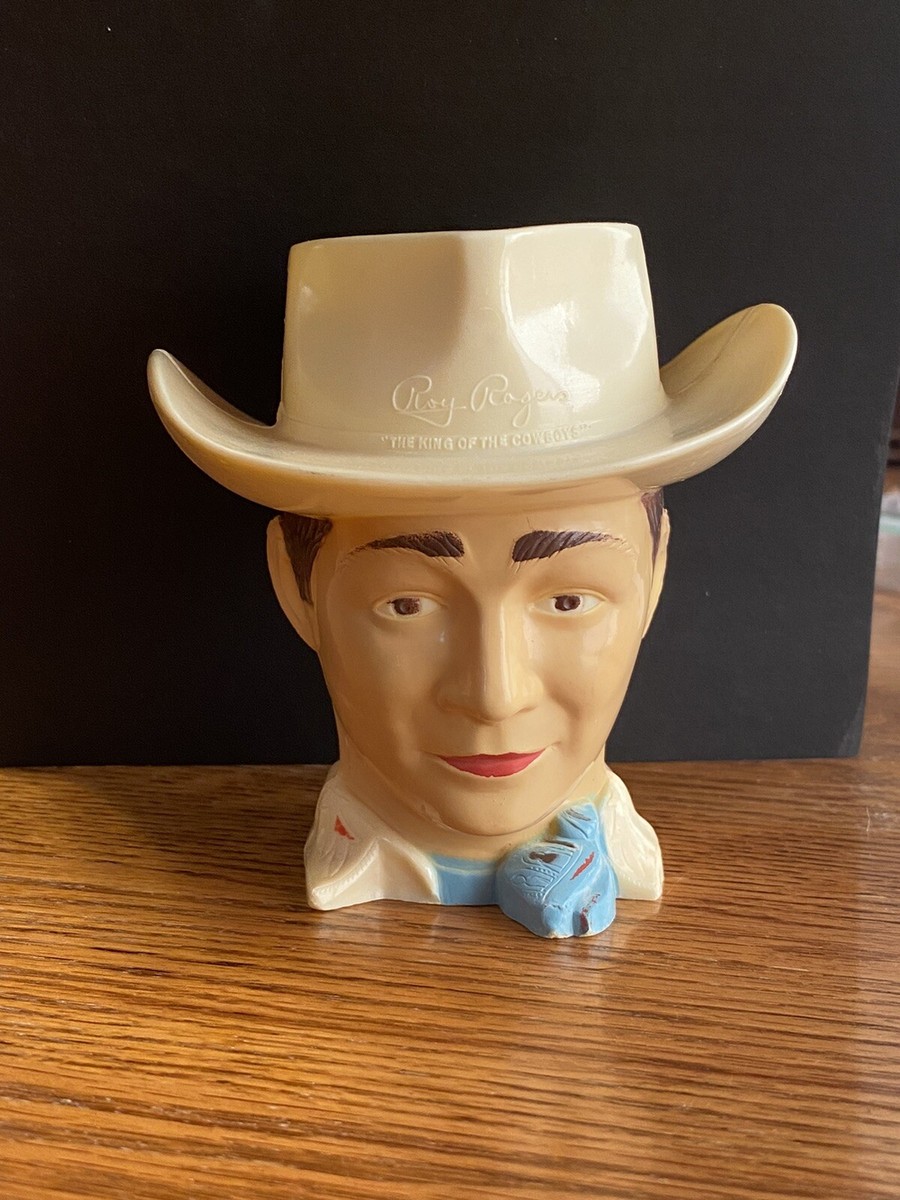Vintage Roy Rogers 'The King Of The Cowboys' 1950s Plastic Cup/Mug