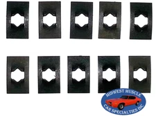 3/16" Stud Emblem Trim Molding Push Speed Nut Fits Chrysler Dodge Plymouth 10p G