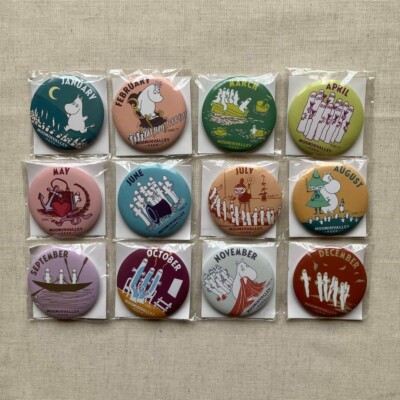 moomin valley park can badge limited visitor benefit set F/S from Japan