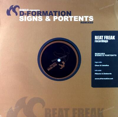 Dimas Presents D-Formation - Signs & Portents: Remixed Maxi (VG/VG) .