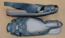 Women's BARE TRAPS BT-S1210350-010-13 Blue RORY Sling Back Shoes 6.5M