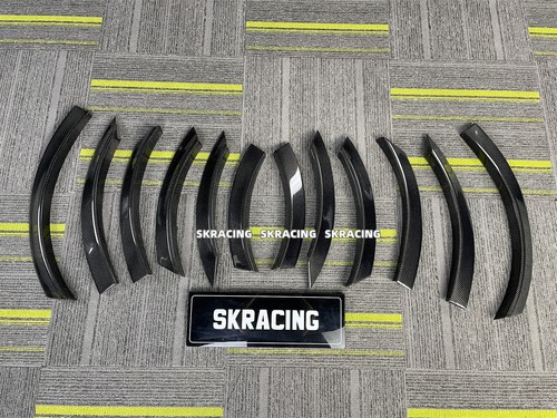 Carbon Fiber Front Rear Wheel Arch Fender Flares Cover Fits Porsche Macan 19-21 - Picture 7 of 17