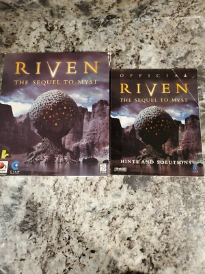Riven: The Sequel to Myst PC (Big Box, Complete) with Hints and Solutions book!