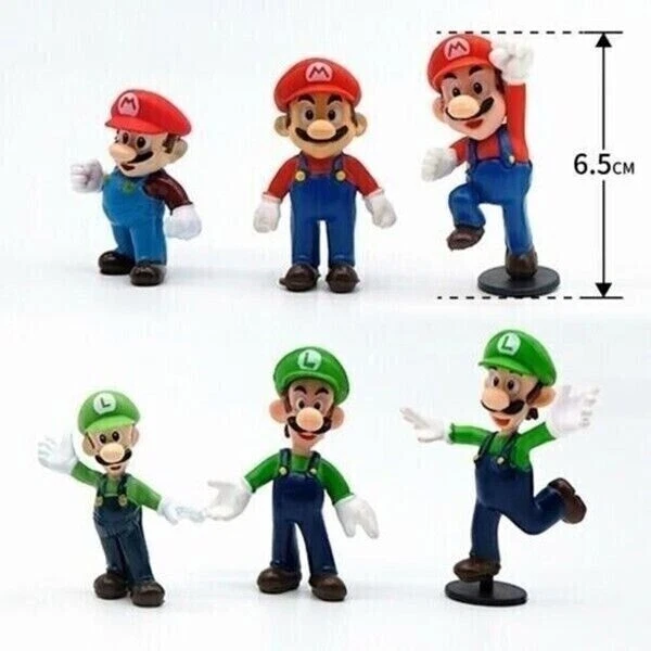 18 Pcs Super Mario mini Figure Cute Toys doll Action figures Collection Gift NEW - Image 3 of 3