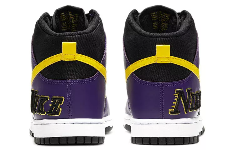 Nike Dunk High Premium EMB Lakers 2021 DH0642-001 Men's Size | eBay