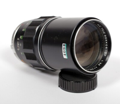 [美品]ミノルタ MC TELE ROKKOR 200mm f3.5 #05 Minolta MC Tele Rokkor GF 200mm F3.5 MD mount lens #4084 | eBay