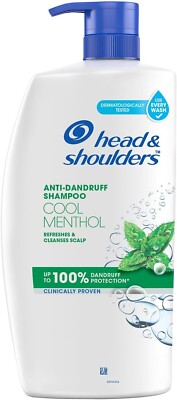 2 x Head & Shoulders Cool Menthol Shampoo, 1 Liter UK Verkäufer