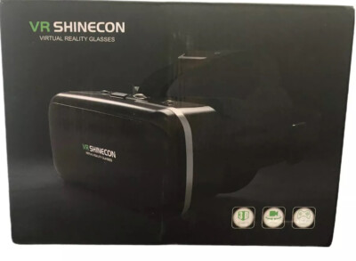 VR SHINECON-Virtual Reality VR Box Goggles 3D Glasses Headset Helmets w/ Gamepad