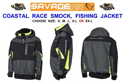 SAVAGE GEAR COASTAL RACE SMOCK FOR SG 2 4 SGS 5 6 8 ROD REEL SEA FISHING JACKET