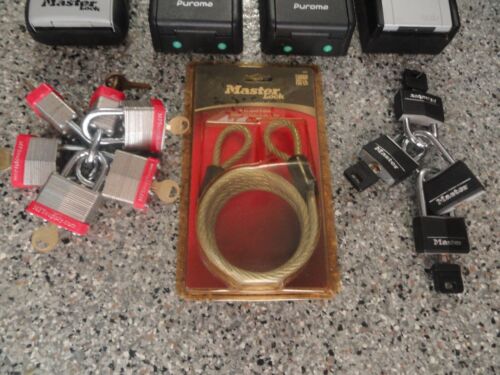 Huge mixed Bundle Lot of Combo Key Lock Boxes Padlocks for Realtor & Real Estate - Picture 3 of 7