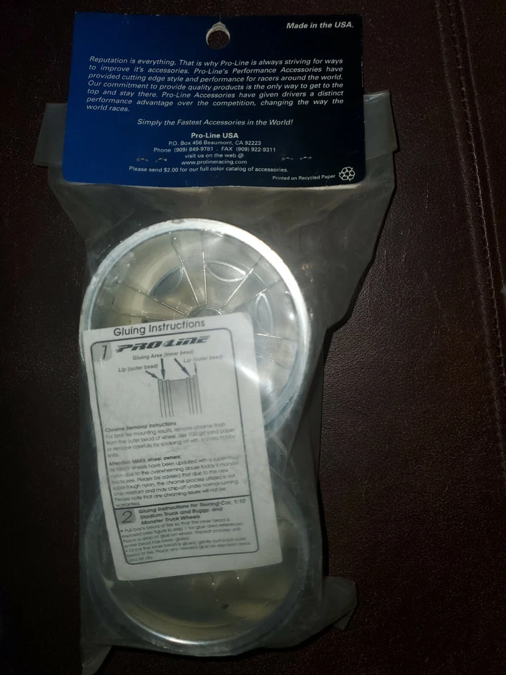 Pro Line 2656-01 traxxas T-Emaxx Fr or Back Wheels New in Package 1 set- box 3 - Image 3 of 4