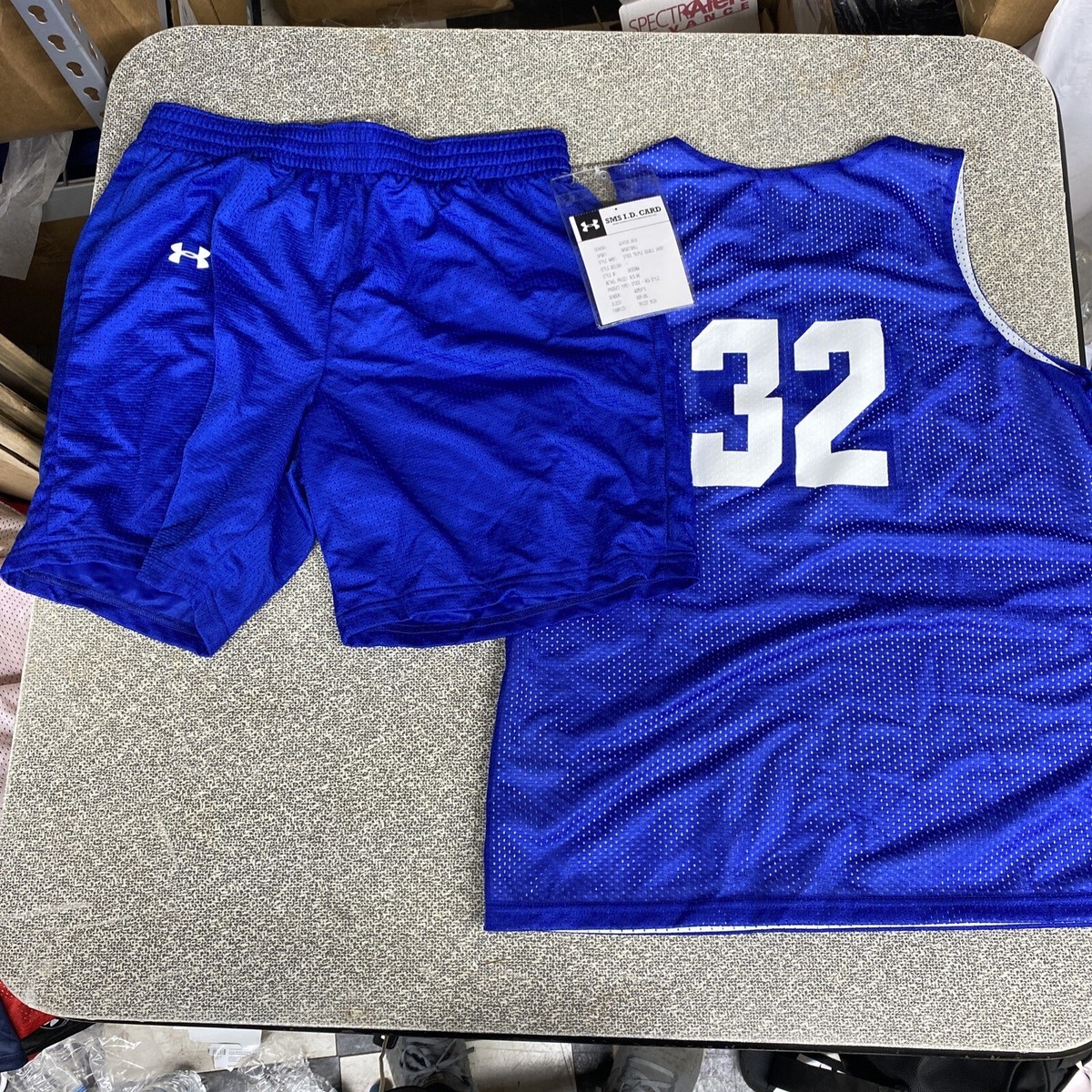 Under Armour Seton Hall Basketball Jersey W/ Shorts Women's L