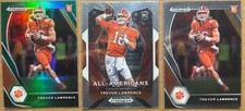 2021 Panini Prizm Draft Picks Trevor Lawrence Base,Green,All-American (3) Cards