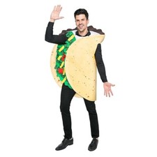 Spooktacular Creations Adult Taco Costume Deluxe Set Halloween Dress Up Party, S
